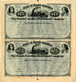 South Carolina Railroad Co. - Bond